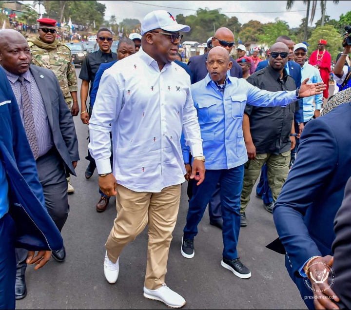 Kinshasa : Félix Tshisekedi lance les travaux du boulevard Étienne Tshisekedi