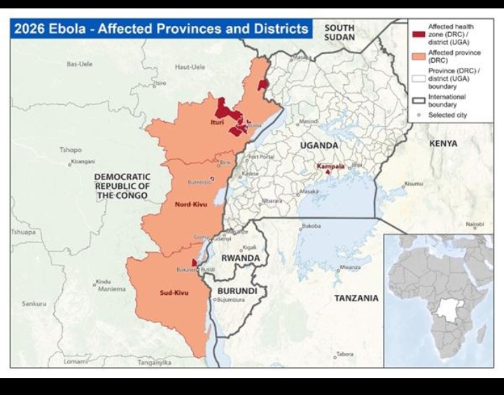 Ebola en RDC : le Bas-Uele devient la sixième province touchée