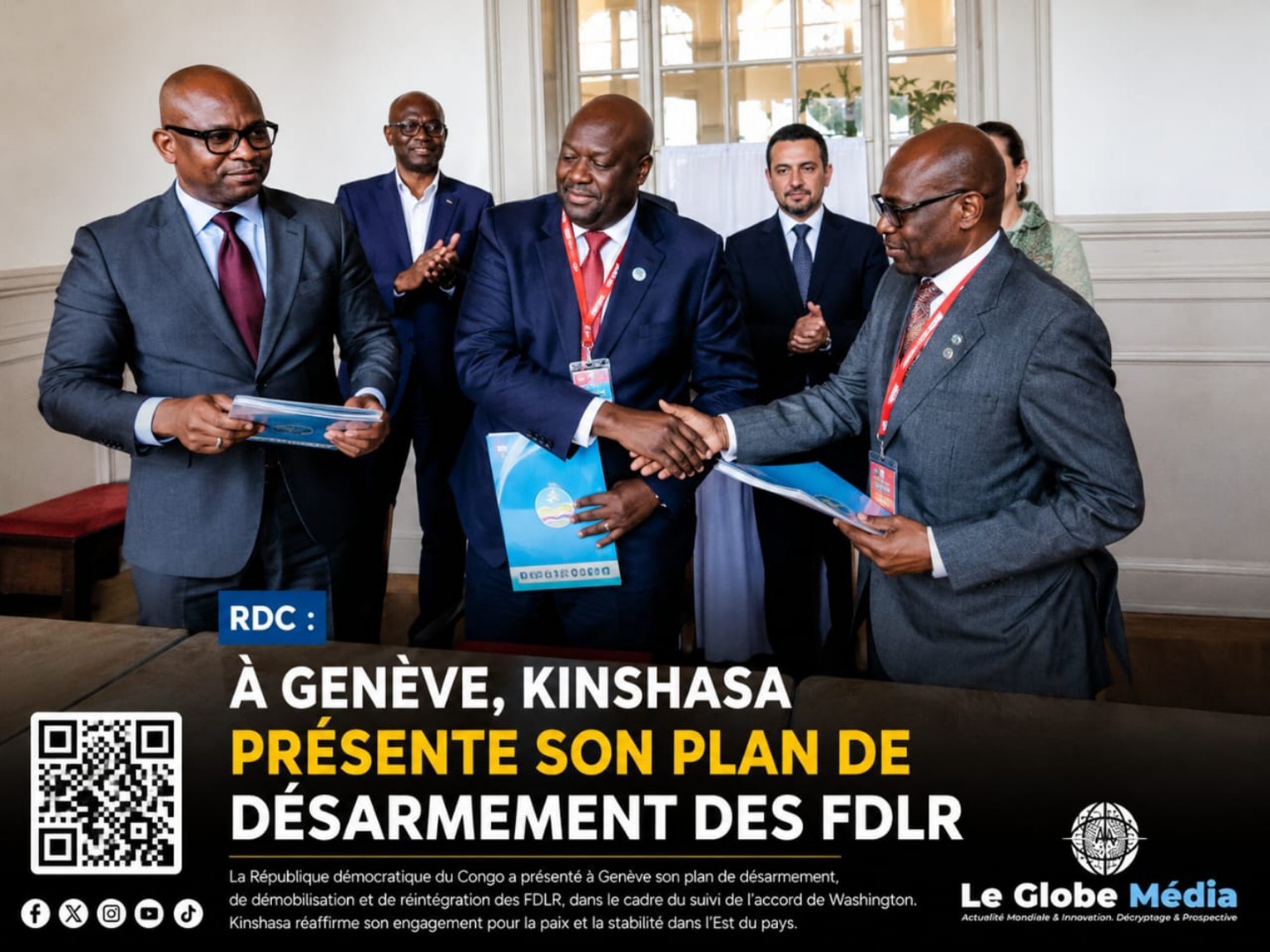 RDC : À GENÈVE, KINSHASA PRÉSENTE SON PLAN DE DÉSARMEMENT DES FDLR