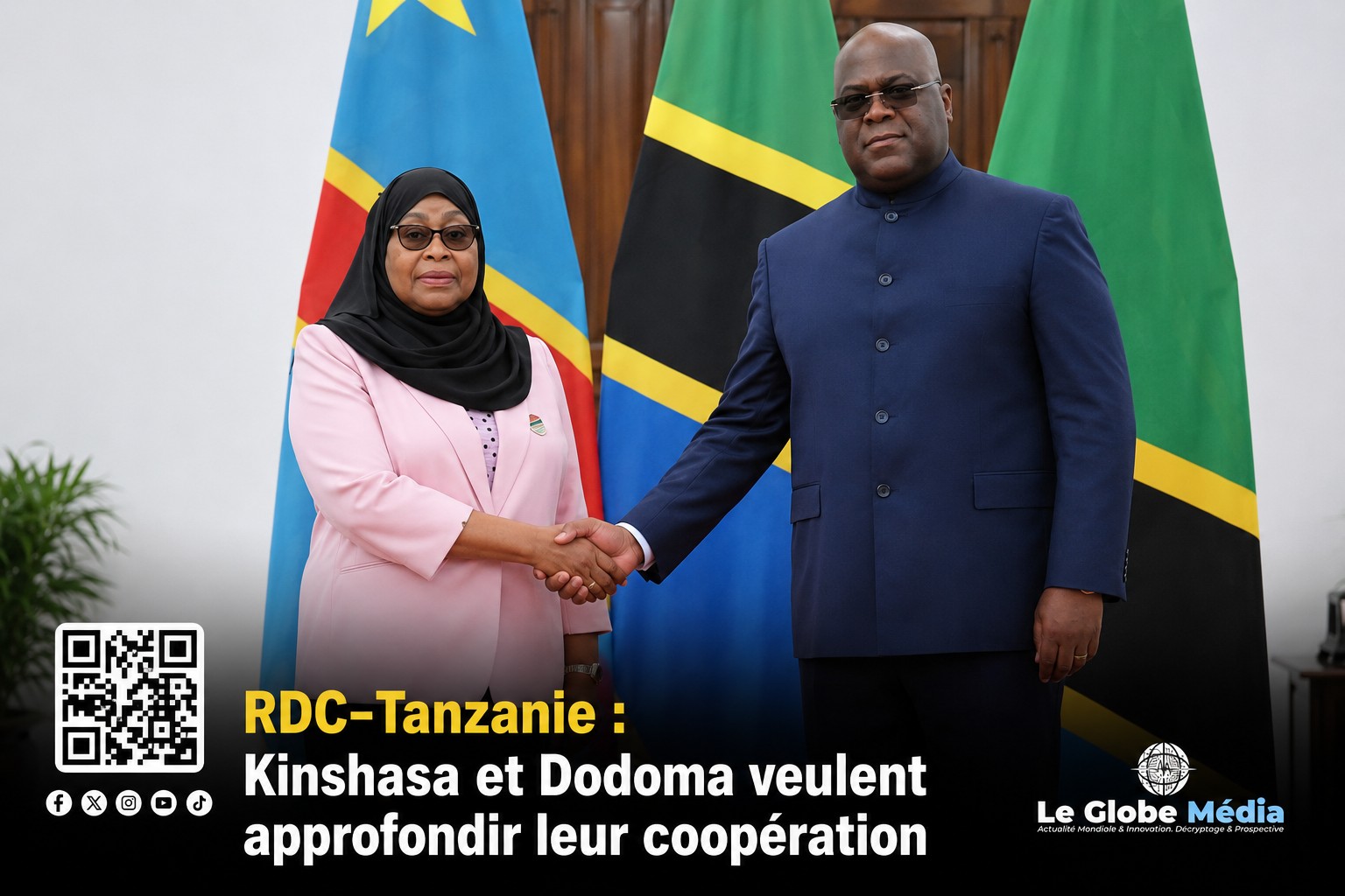 RDC–Tanzanie : Kinshasa et Dodoma veulent approfondir leur coopération