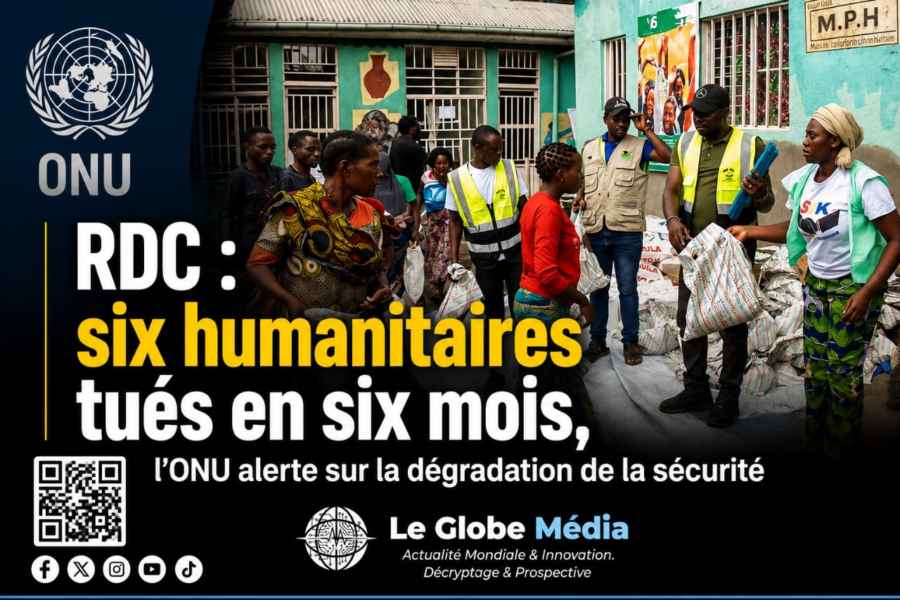 RDC : six humanitaires tués en six mois, l’ONU alerte sur la dégradation de la sécurité