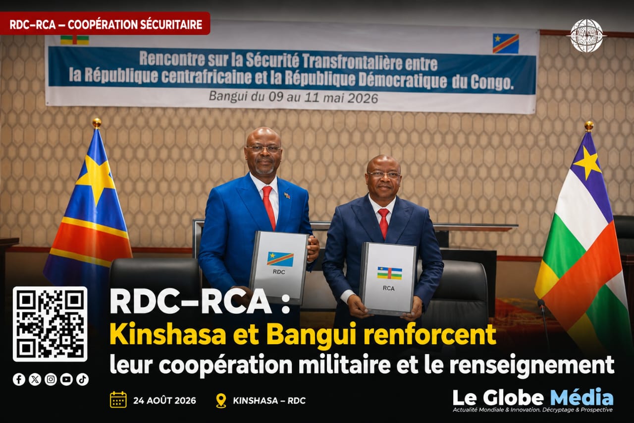 RDC–RCA — COOPÉRATION SÉCURITAIRE RDC–RCA : Kinshasa et Bangui renforcent leur coopération militaire et le renseignement