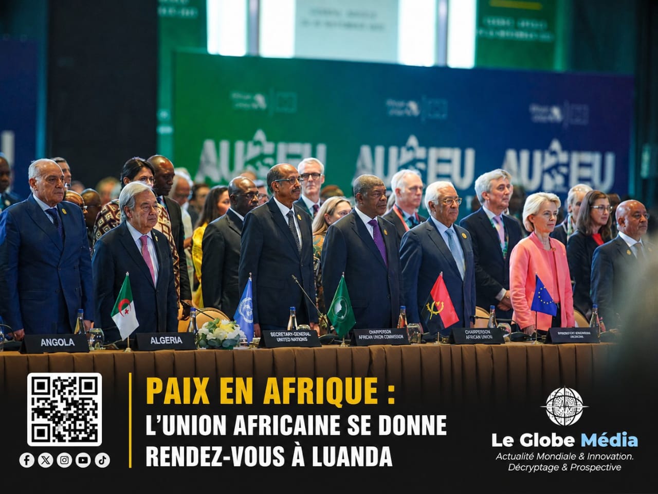 PAIX EN AFRIQUE : L’UNION AFRICAINE SE DONNE RENDEZ-VOUS À LUANDA
