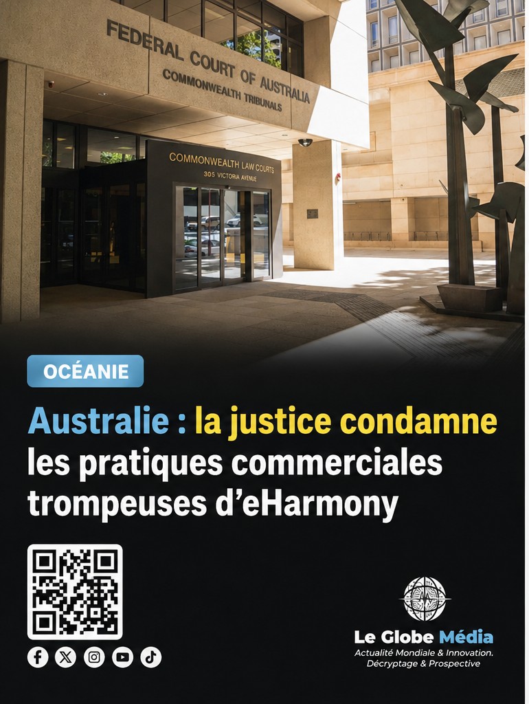 Australie : la justice condamne les pratiques commerciales trompeuses d’eHarmony