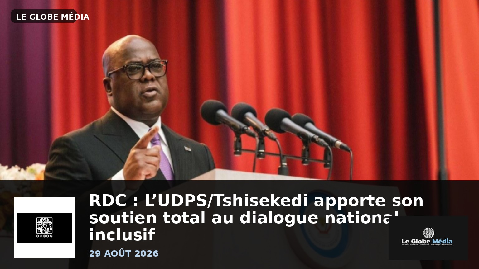 RDC : l’UDPS/Tshisekedi apporte son soutien total au dialogue national inclusif