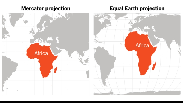 L’ONU SOUTIENT UNE NOUVELLE CARTE DU MONDE QUI REPRÉSENTE MIEUX LA TAILLE DE L’AFRIQUE