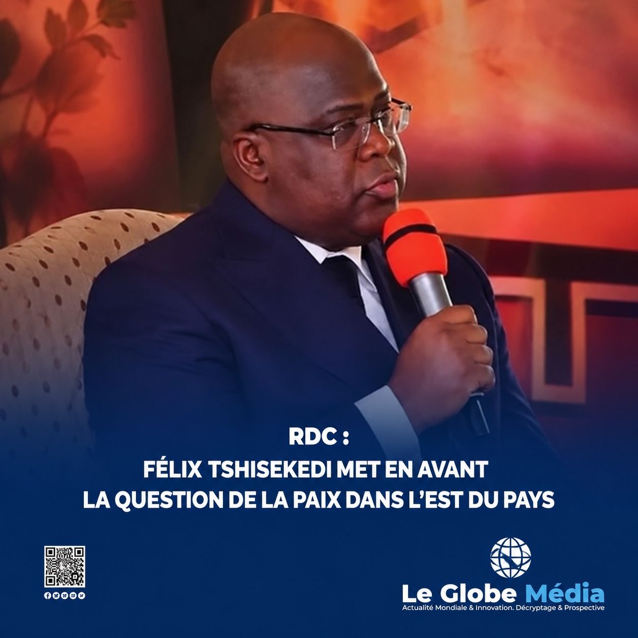 RDC : Félix Tshisekedi met en avant la question de la paix dans l’Est du pays